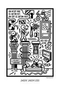 Histoire de vie - Illustration personnalisée A3